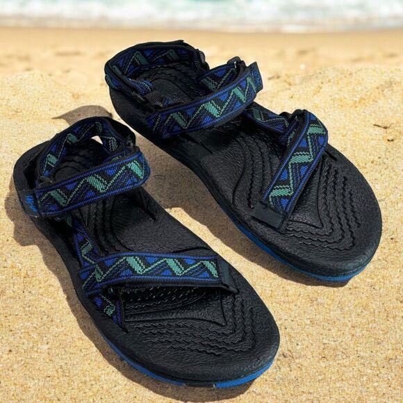 Rag-Lan NZ 'Navajo' Strap Sandals Mens Size 12M - Picture 1 of 16